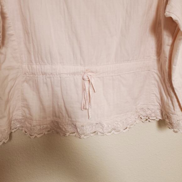 KLEEN Cottagecore Coquette Crochet Gauzy Top Soft Lagenlook - Picture 13 of 13